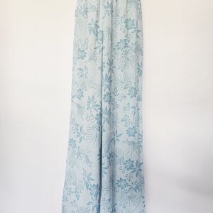 Coldwater‎ Creek Medium Womens Blue Floral Rayon Pants